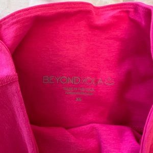 Beyond yoga hot pink legging XS “Spacedye”